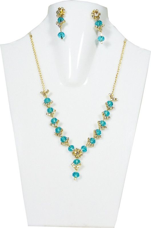 Onyx Crystal Necklace Set