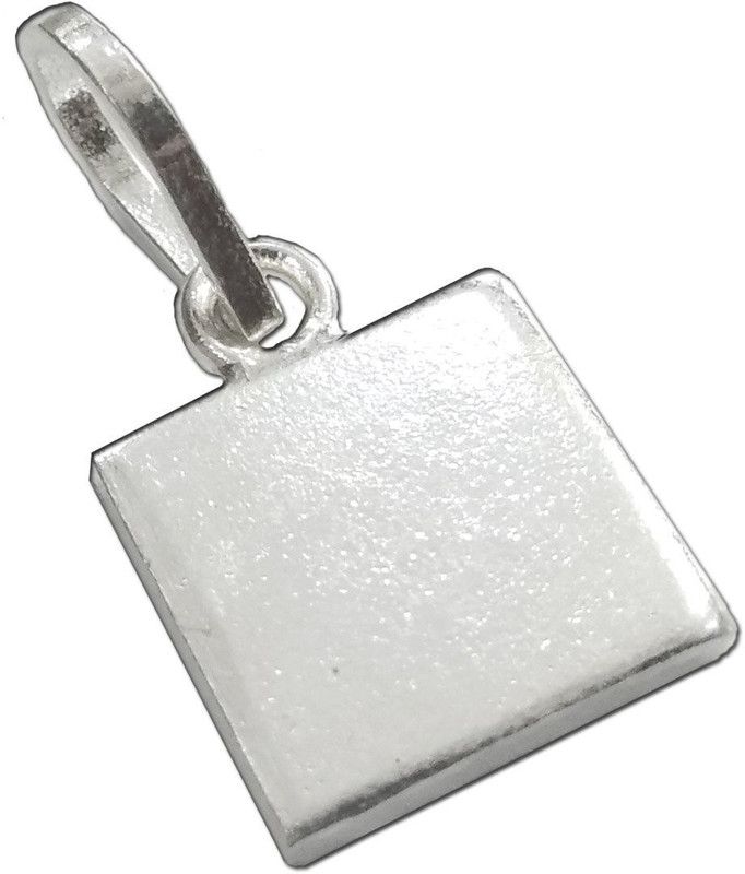 Square Piece (Chokor) Pendant for Astrology Silver Silver Locket