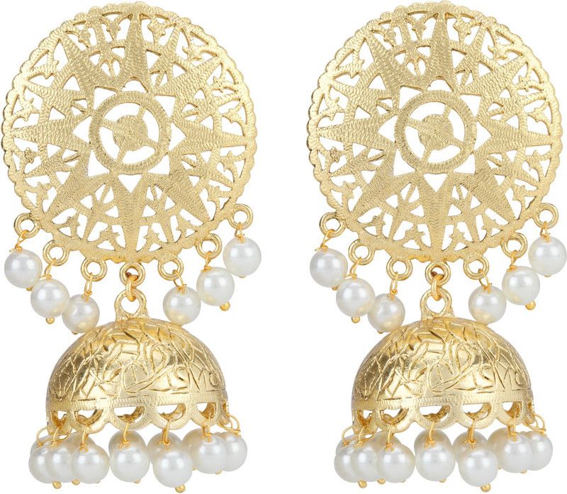 Traditional Jaipuri Filigree for Women Alloy Jhumki Earring