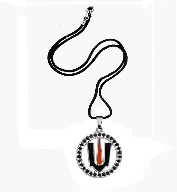 Lord Venkateswar Balaji Tilak Black Locket Cord Chain Pendant for Men and Women Metal Pendant