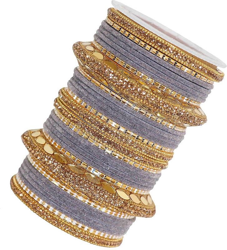 Metal Zircon Chudas  (Pack of 30)