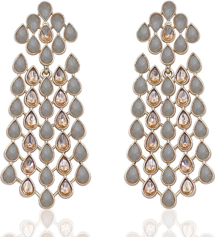 Sparkling Alloy Earring Set