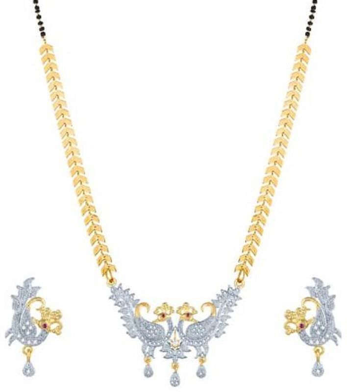 Alloy Silver, Gold-plated Multicolor Jewel Set  (Pack of 1)