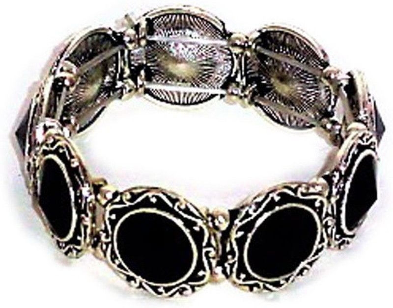 Metal Garnet Bracelet