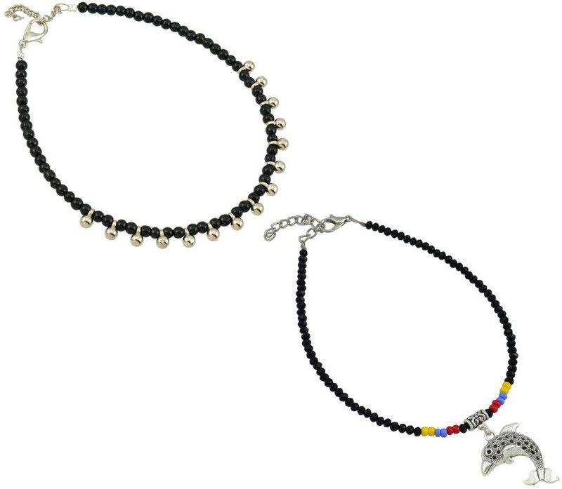 SH-AK1124AK1269 Alloy Anklet  (Pack of 2)
