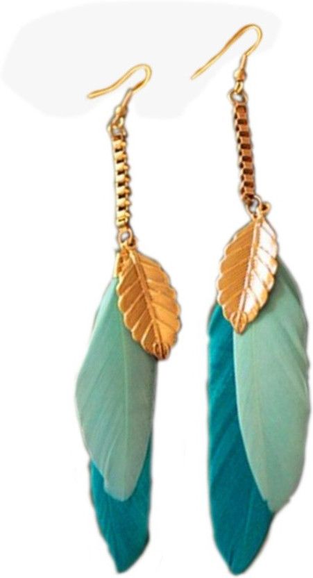 feather touch Alloy Drops & Danglers