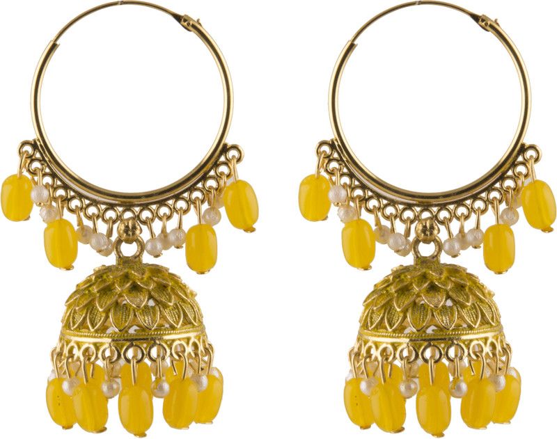Elegent Chandbali Jumki Earrings For Women and Girls Alloy Jhumki Earring