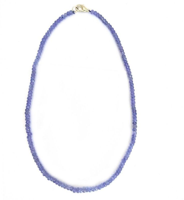 Tanzanite Metal Necklace