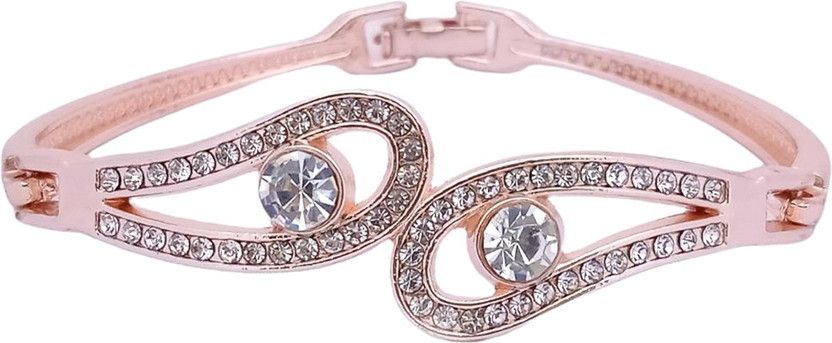 Metal Rose Gold Jewel Set  (Pack of 1)