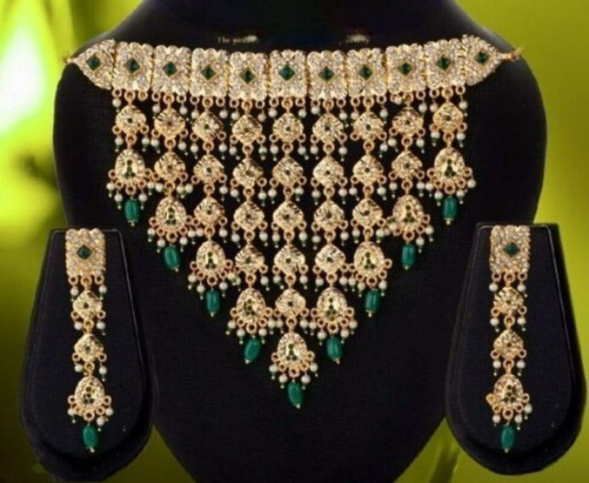 Copper Green Jewel Set  (Pack of 1)