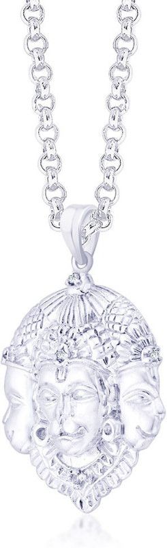 Trimukhi Hanumanji Sterling Silver Pendant