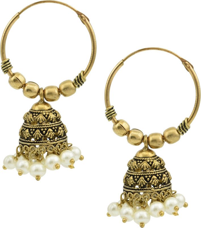 Ethnic Stylish Charming Hanging Alloy Jhumki Earring