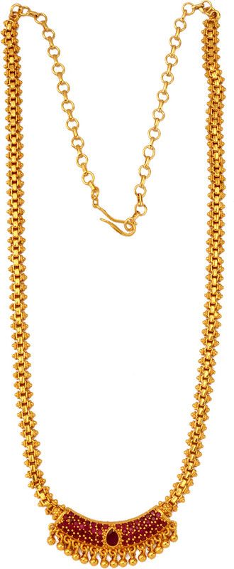 Chain with pendant. Gold-plated Plated Copper Chain