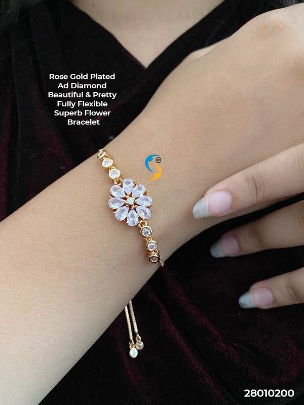 Brass Gold-plated Bracelet  (Pack of 3)