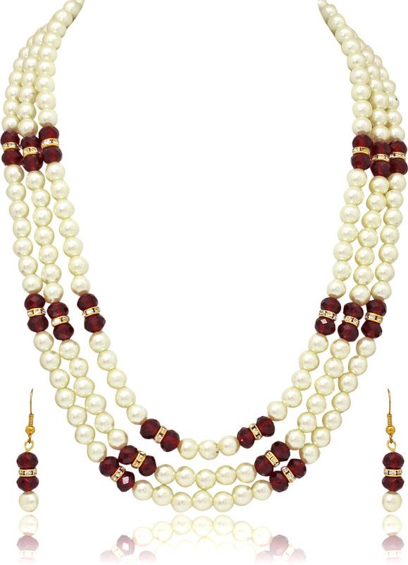 Plastic Multicolor Jewel Set  (Pack of 1)