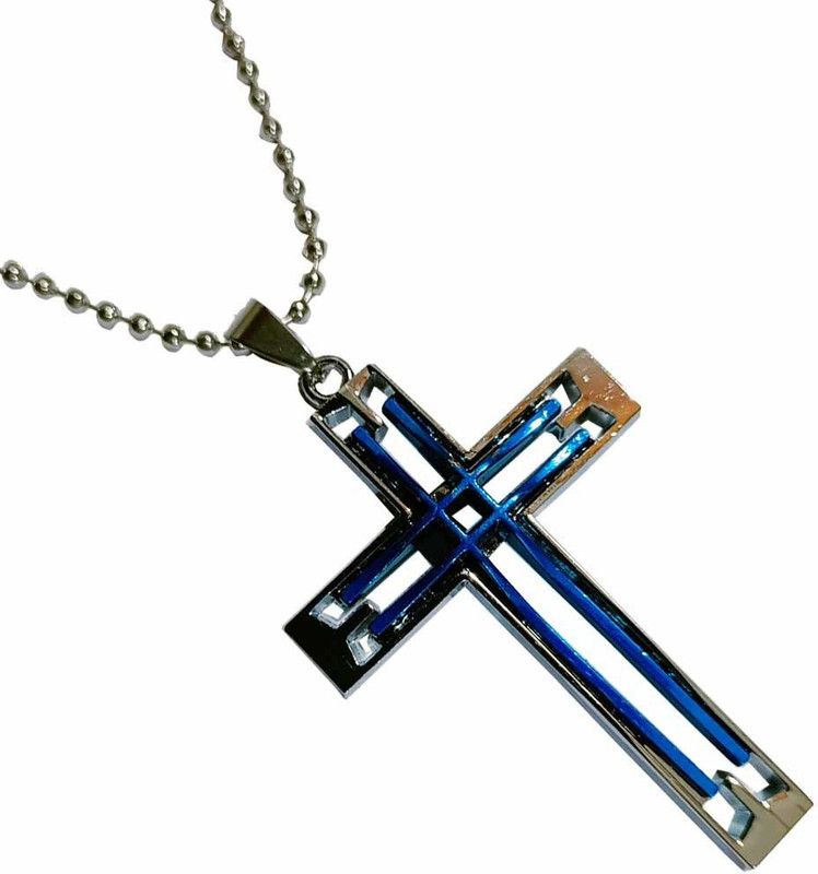 NEW ARRIVAL BIRTHDAY GIFT //ANNIVERSARY GIFT COUPLE CROSS LOCKET Stainless Steel Pendant