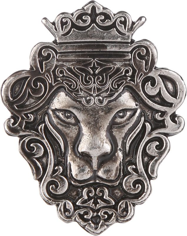 Tripin Lion Shape Tie Tack Lapel Pin Brooch For Men In A Gift BoxTSCPSIL1625 Brooch  (Silver)