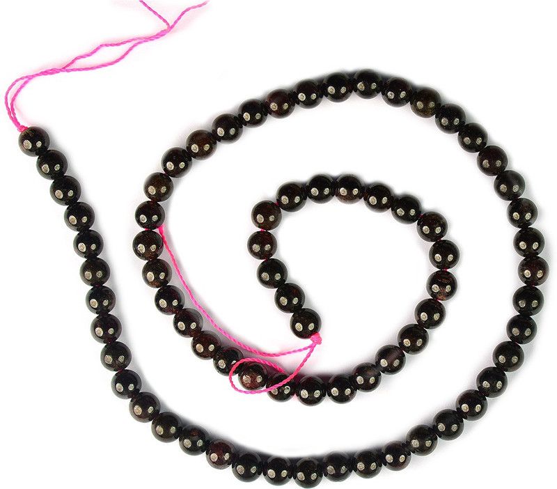 Natural Garnet Loose Beads 6 mm Round Stone Beads Crystal Crystal Necklace