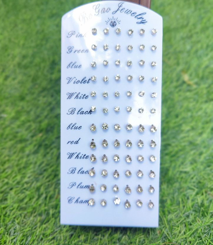 Fancy earring stud combo pack of 36 pair Brass Stud Earring