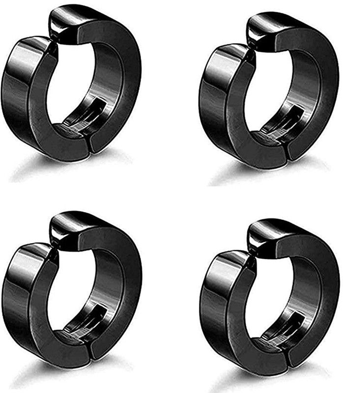 Present round earring boys magnetic earring round magnetic earring for boys Cubic Zirconia Metal Magnetic Earring