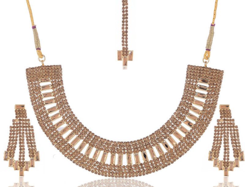 Alloy Bronze Jewel Set  (Pack of 1)