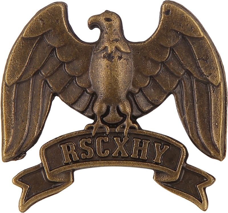 Tripin EAGLE SHAPE SMALL SIZE LAPEL PIN BROOCH FOR MEN IN A GIFT BOX Brooch  (Gold)