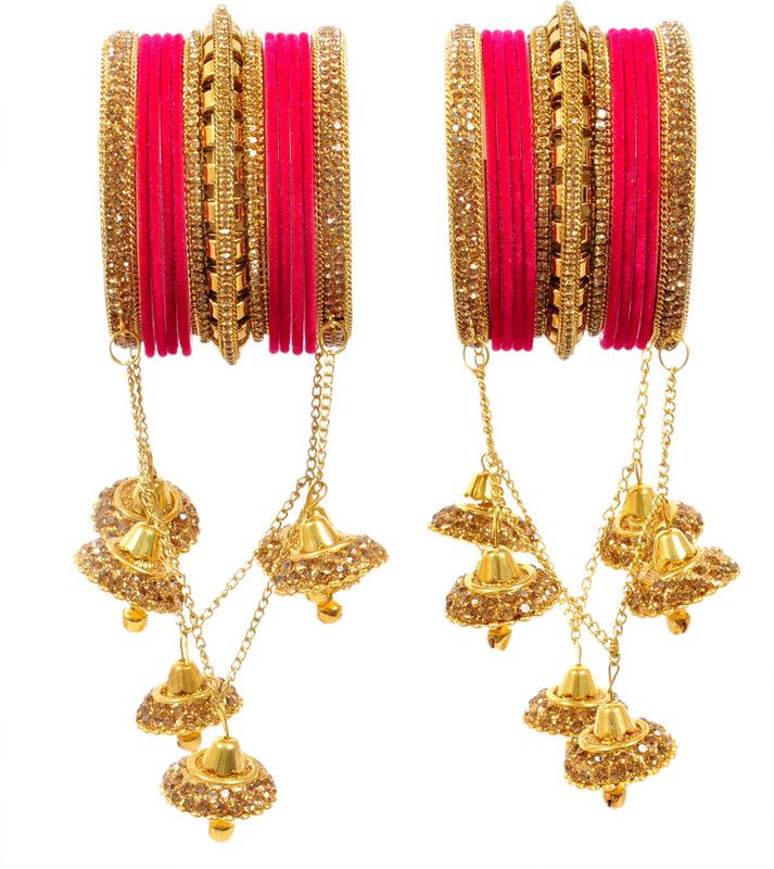 Metal Bangle Set  (Pack of 22)