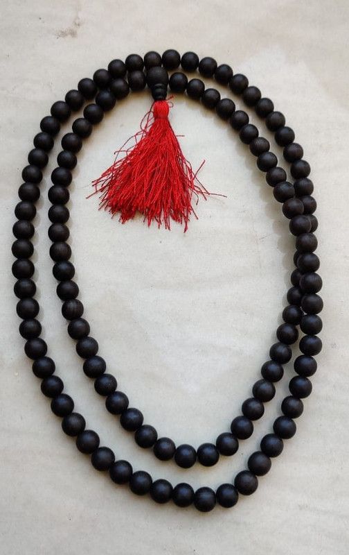 Karungali Malai 8mm Ebony wood Original Wood Chain