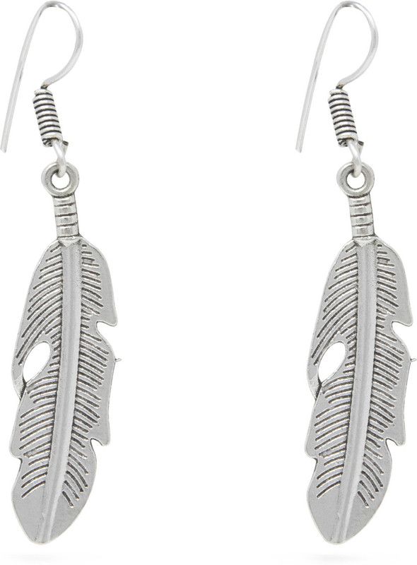 Original German Silver Leaf Earrings German Silver Earring Set