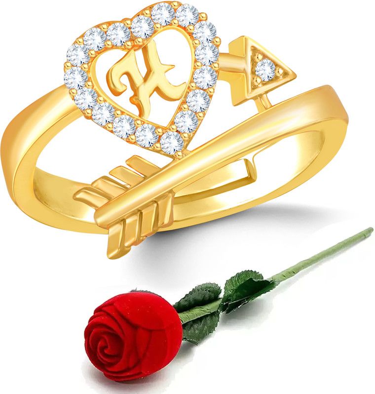 Copper, Brass, Tungsten Gold Plated Ring Set