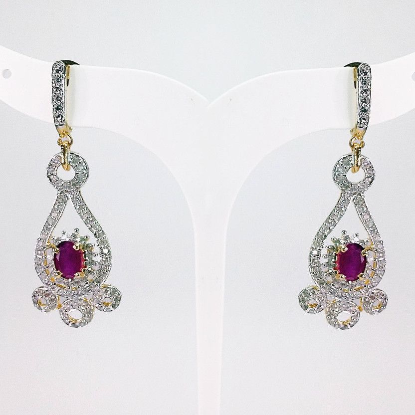 Unique Ethnic Design Brass Drops & Danglers
