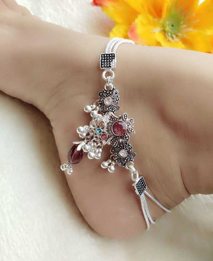 SAJH Silver Anklet
