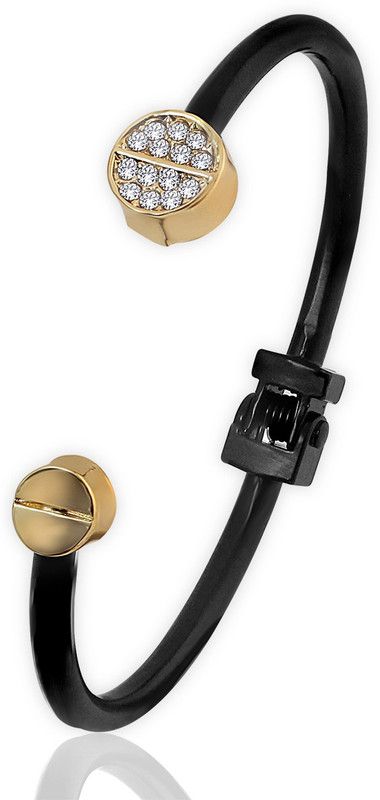 Alloy Diamond Gold-plated Cuff