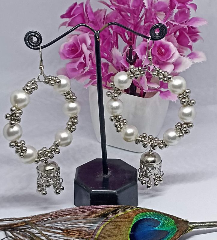 Stylish Designer Hoop Jhumki Alloy Hoop Earring