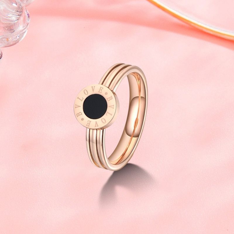 Angelic Rosegold Ring For Women & Girls Stainless Steel Swarovski Zirconia Gold Plated Ring