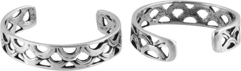 925 Sterling Silver Oxidized Toe Ring Sterling Silver Toe Ring