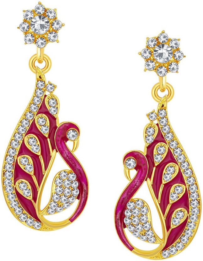 Gorgeous Peacock Alloy Drops & Danglers