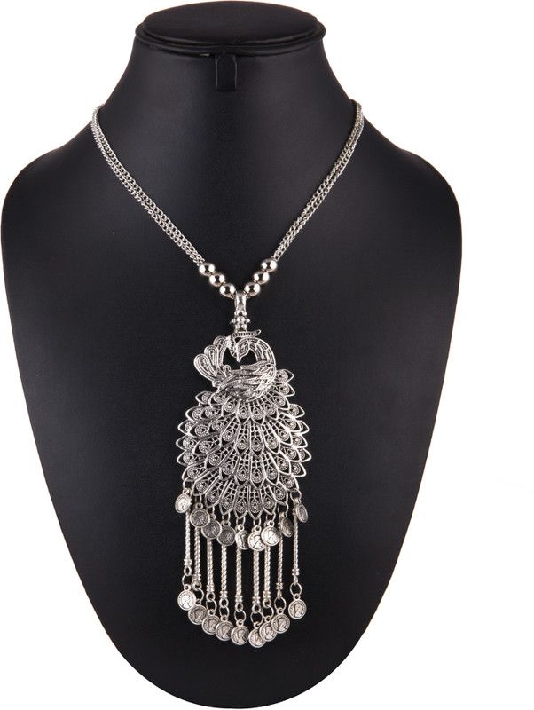 Alloy Jewel Set Handicraft Neckless Metal Chain Silver Plated Metal, Alloy Necklace