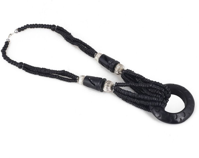 Beads Silver Plated Plastic Necklace