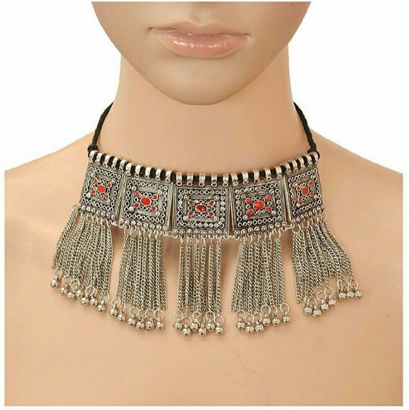 GCN1734 Silver Plated Silver Choker