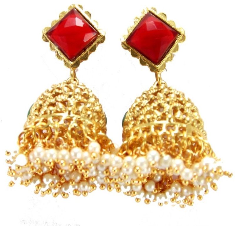 P31R Zircon Alloy Jhumki Earring