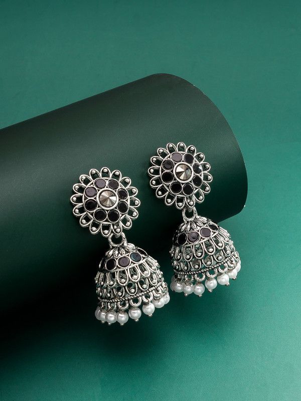 Temple Jewellery Diamond Alloy Stud Earring