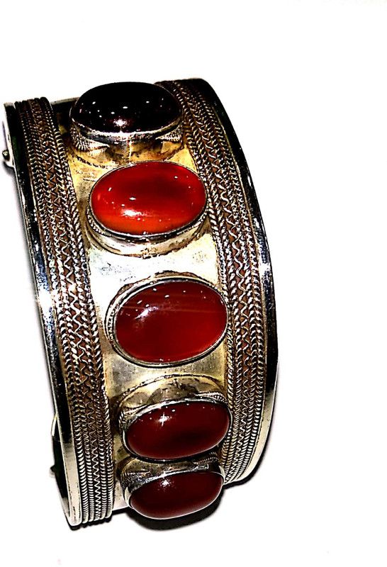 Silver Beads Cuff