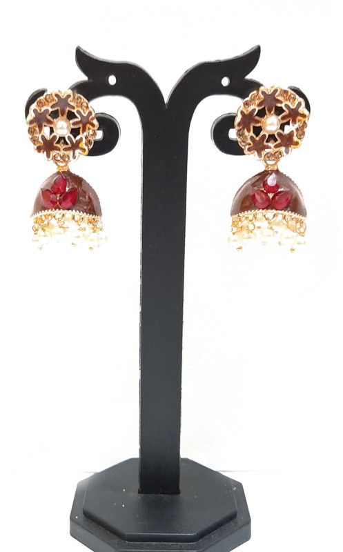 FANCY STUD EARRING Copper Jhumki Earring