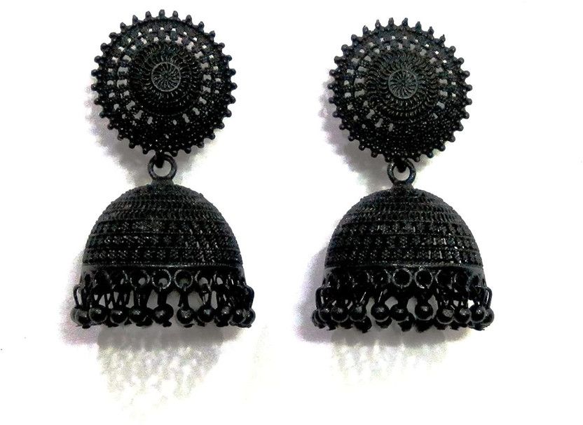 Jhumki Earrings Traditional Wedding Indian Jewelry for Women / Girls Metal Jhumki Earring