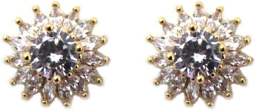 TOPS Moissanite Alloy Stud Earring