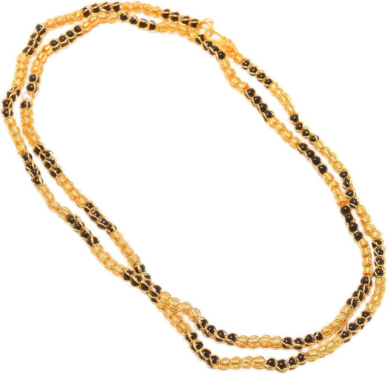 Chain 30 Inch Gold Plated Stylish Look Jewelry for Men Women & Boys, Girls Gold-plated Plated Brass Chain