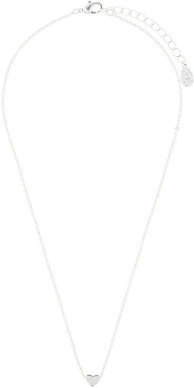 SOLID HEART PENDANT Alloy Necklace