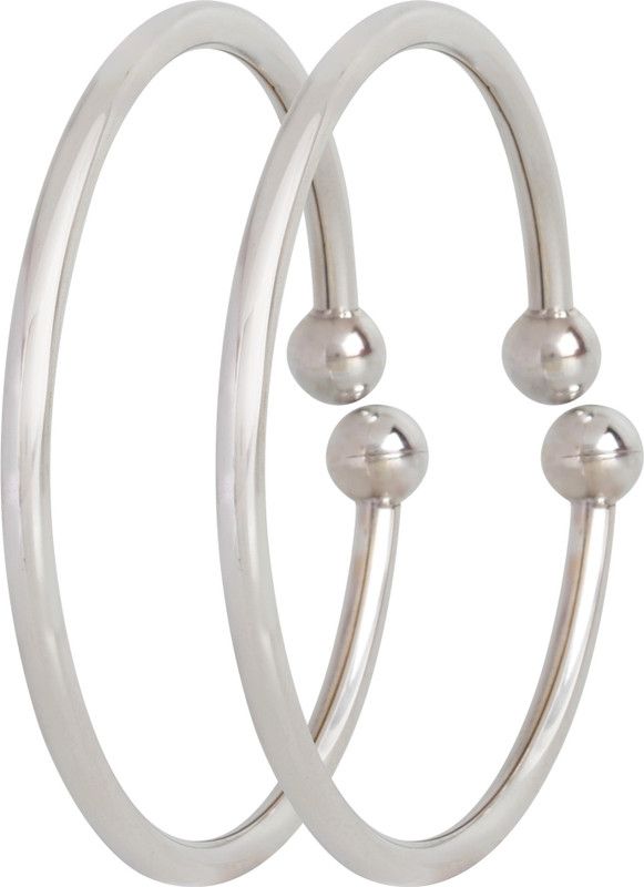 Sterling Silver Platinum Cuff  (Pack of 2)