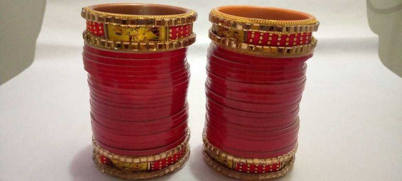 Plastic Pearl Bangle Set  (Pack of 48)